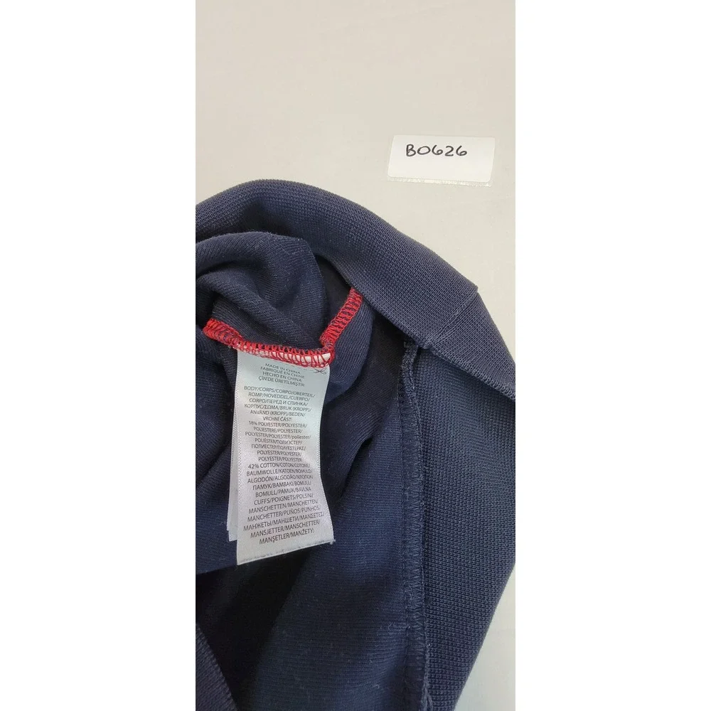 Polo‎ Ralph Lauren Colorblock Red Navy Hoodie Sweatshirt Men's Small